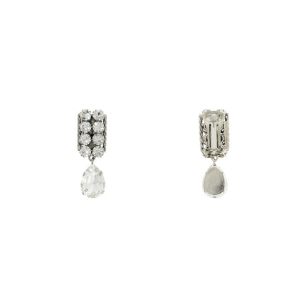 Alessandra Rich dangling clip-on earrings