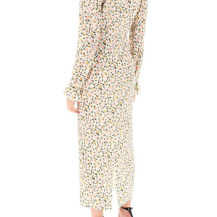 Alessandra Rich floral shirt dress