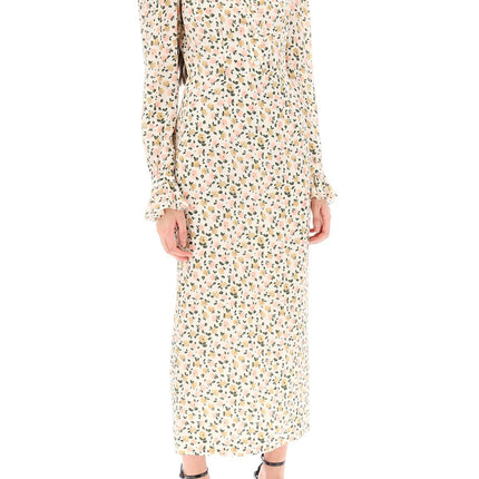 Alessandra Rich floral shirt dress