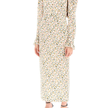 Alessandra Rich floral shirt dress