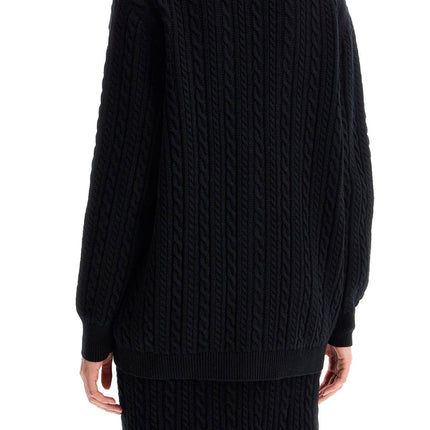 Alessandra Rich oversized wool cardigan