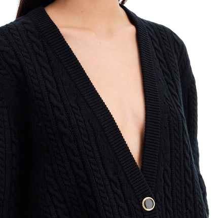 Alessandra Rich oversized wool cardigan