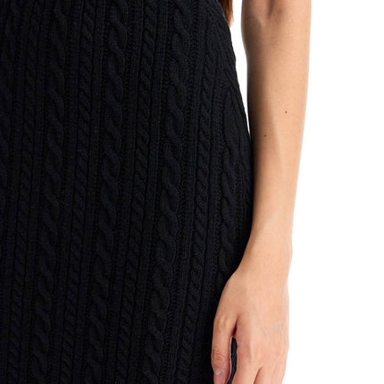 Alessandra Rich "knitted midi skirt with cable knit