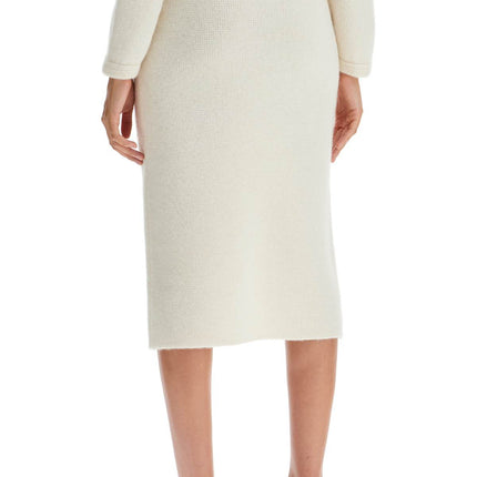 Alessandra Rich 'alpaca midi skirt