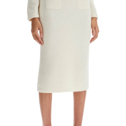 Alessandra Rich 'alpaca midi skirt