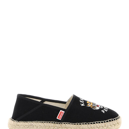 Kenzo canvas espadrilles with logo embroidery