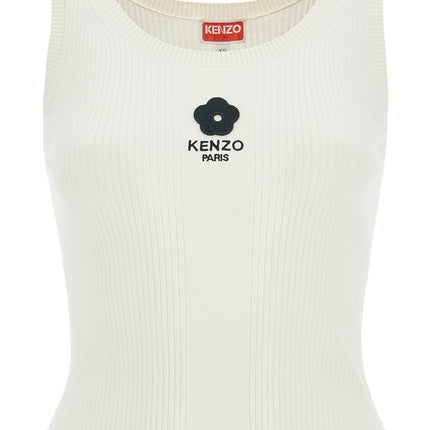 Kenzo ribbed knit tank top with spaghetti straps