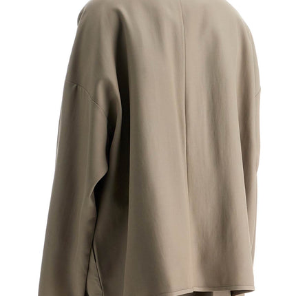 Fear Of God dusty beige wool jacket with high collar