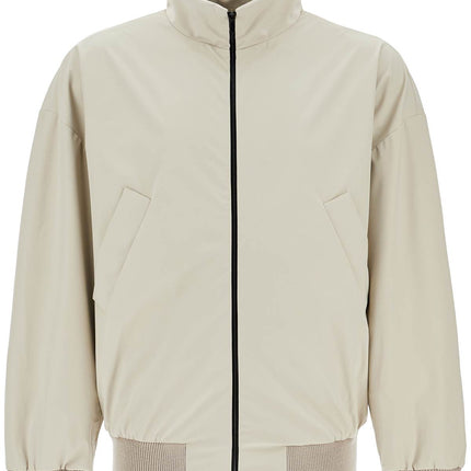 Fear Of God beige nylon and polyester jacket with high collar and zip