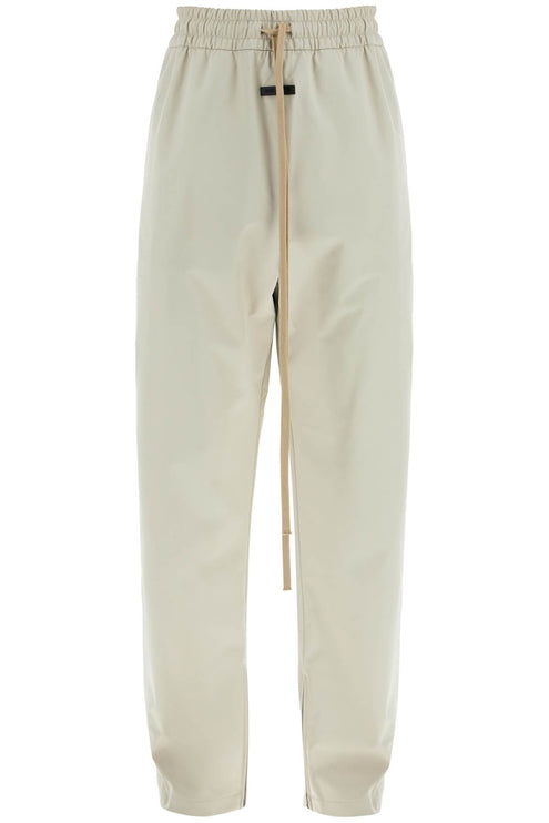 Fear Of God wide leg nylon track pants in cement