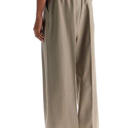 Fear Of God beige wide leg pants in virgin wool and viscose