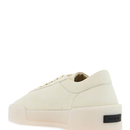 Fear Of God beige leather low minimalist aerobic sneakers