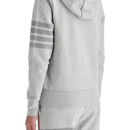 Thom Browne 4-bar hoodie with zipper and