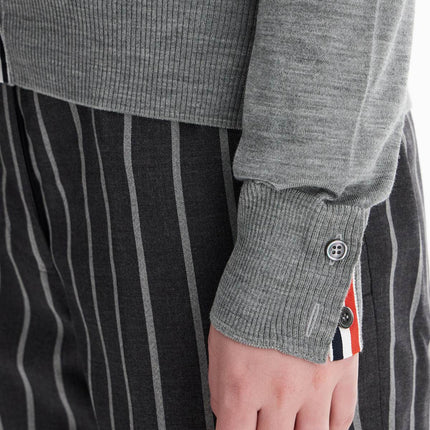 Thom Browne 4-bar merino wool cardigan