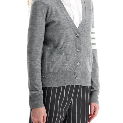 Thom Browne 4-bar merino wool cardigan