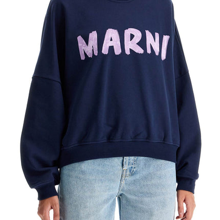 Marni crewneck sweatshirt with logo