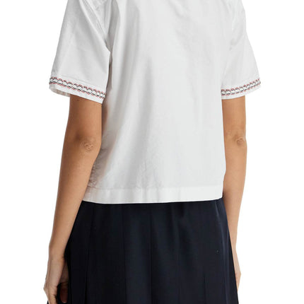 Thom Browne cropped oxford shirt for women