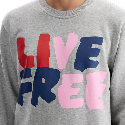 Comme Des Garcons Shirt live free hooded sweat