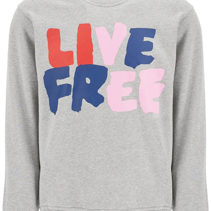 Comme Des Garcons Shirt live free hooded sweat