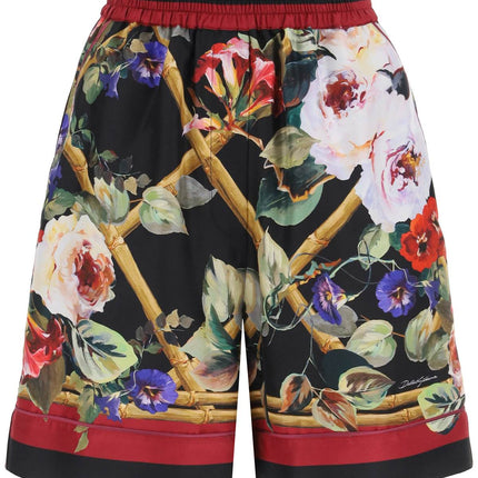 Dolce & Gabbana rose garden pajama shorts