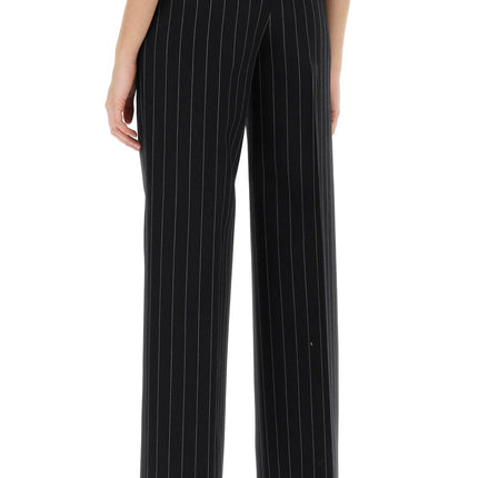 Dolce & Gabbana striped flare leg pants