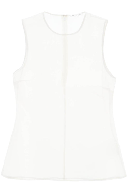 Ami Alexandre Matiussi sleeveless silk top in