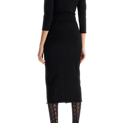 Dolce & Gabbana "mid-length viscose knit dress"