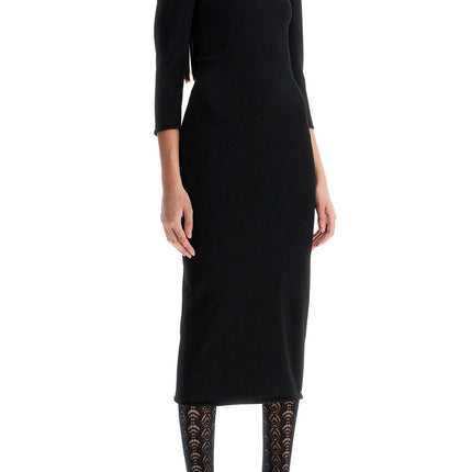 Dolce & Gabbana "mid-length viscose knit dress"