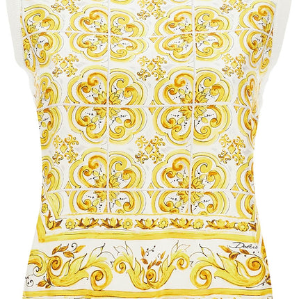 Dolce & Gabbana "silk sleeveless top with mai