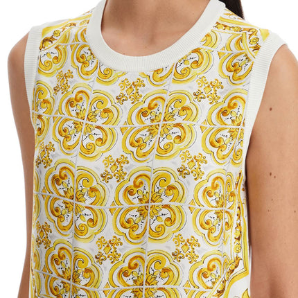 Dolce & Gabbana "silk sleeveless top with mai