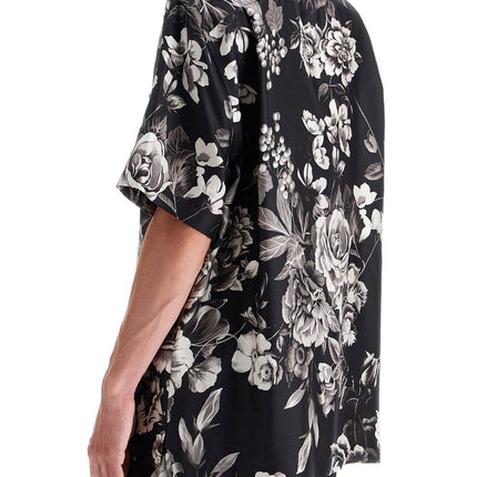 Dolce & Gabbana hawaii silk shirt with floral print set