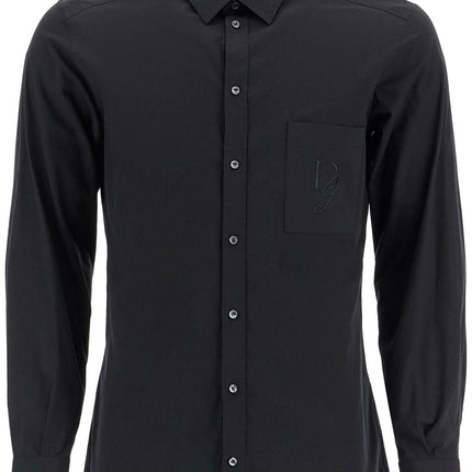 Dolce & Gabbana embroidered pocket shirt with