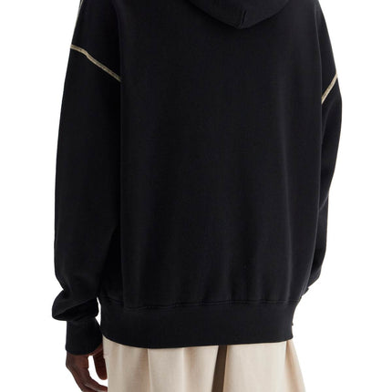 Dolce & Gabbana oversized hoodie with hood and logo print