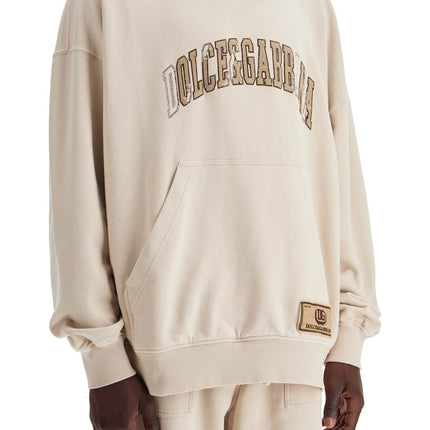 Dolce & Gabbana hooded sweatshirt with embroidered logo