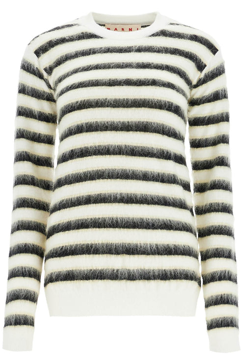 Marni striped crewneck pullover