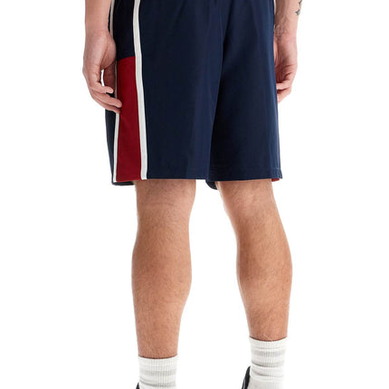 Lacoste sporty color block bermuda shorts