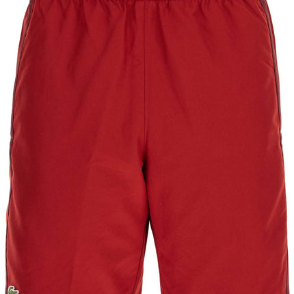 Lacoste sporty color block bermuda shorts