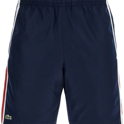 Lacoste sporty color block bermuda shorts