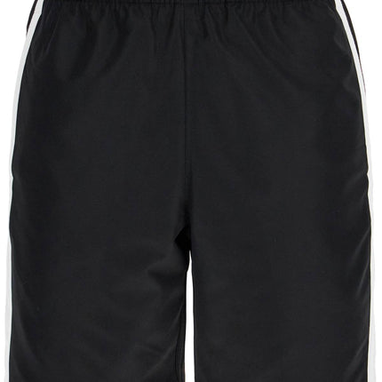 Lacoste sporty color block bermuda shorts