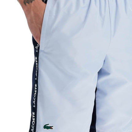 Lacoste with logo on the bermuda shorts