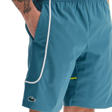 Lacoste sporty bermuda shorts with contrasting stitching