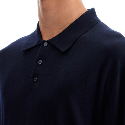 Golden Goose long-sleeved wool polo shirt