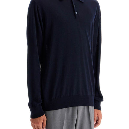 Golden Goose long-sleeved wool polo shirt