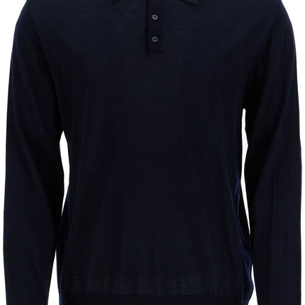 Golden Goose long-sleeved wool polo shirt