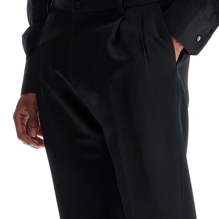 Dolce & Gabbana tuxedo trousers in gab