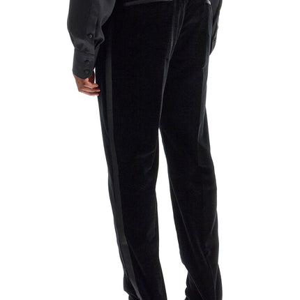 Dolce & Gabbana velvet tuxedo pants