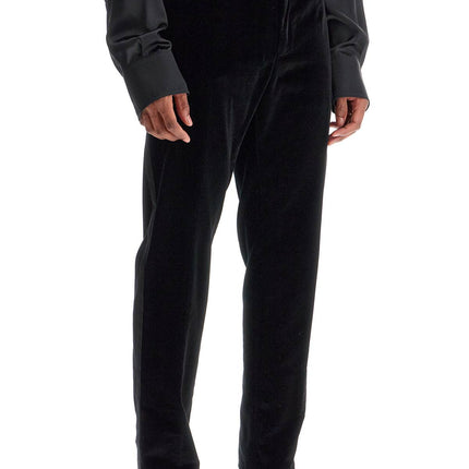 Dolce & Gabbana velvet tuxedo pants