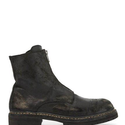 Guidi black horse leather boots gr05frv with side zip