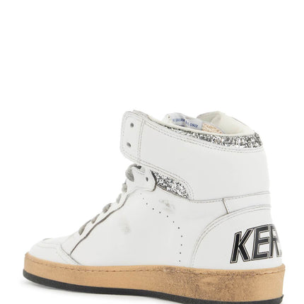 Golden Goose super-star glitter sneakers with spark