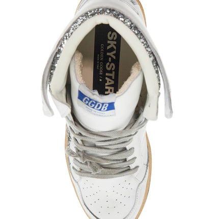 Golden Goose super-star glitter sneakers with spark